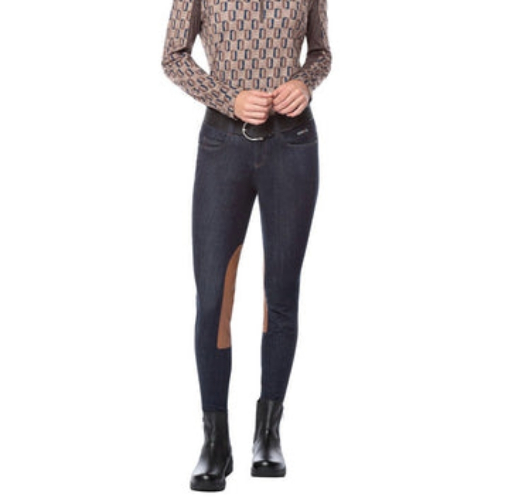 🏇🌞Kerrits Denim stretch kneepatch breeches - Picture 3 of 7